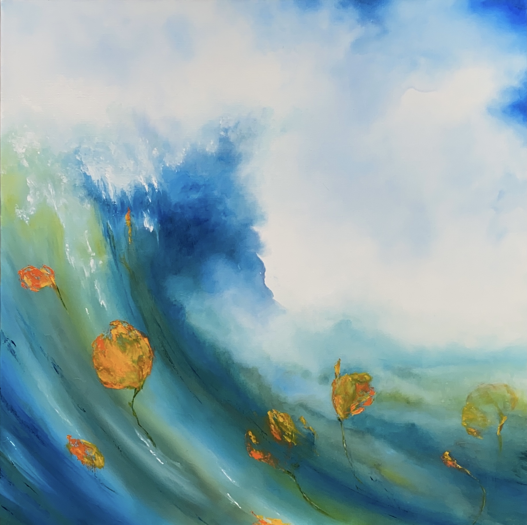 La Vague Emporte Les Fleurs